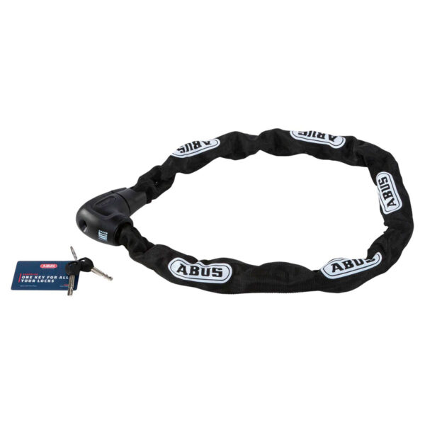 Abus Steel-O-Chain Kædelås til Cykel - 110cm (Nøgle) Sort