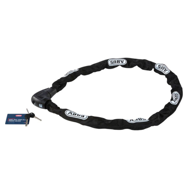 Abus Steel-O-Chain Kædelås til Cykel - 140cm (Nøgle) Sort