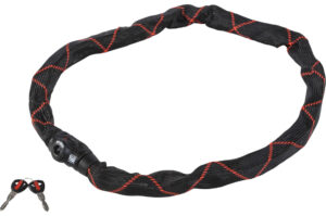 Abus Steel-O-Chain Kædelås til Cykel - 140cm (Nøgle) Sort/Rød