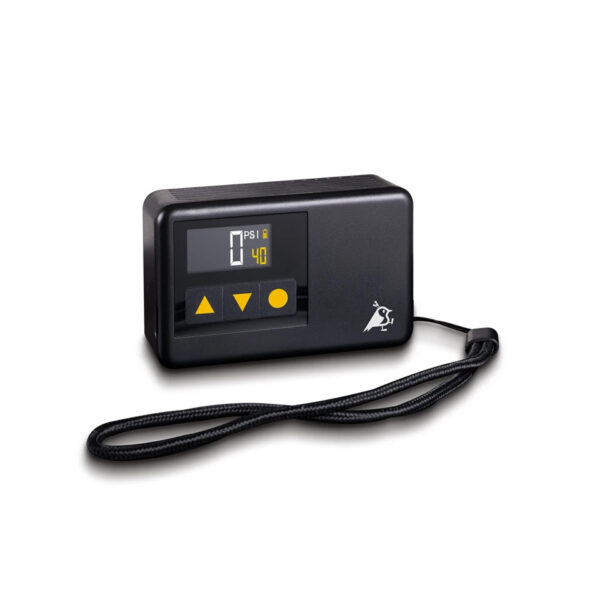 Aqiila Airbird P1 Mini Cykelpumpe - 120 PSI, USB-C, LED-lys, 118g - Sort