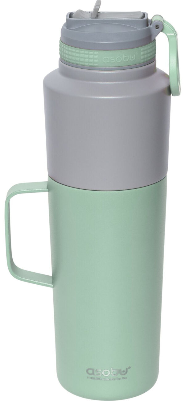 Asobu Twin Termokop med Drikkedunk - 2pk (0,9/0,6 Liter) Mint