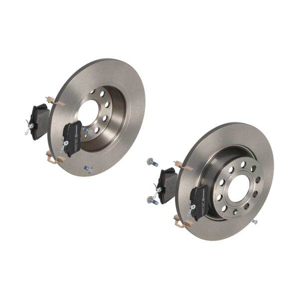 BREMBO Bremsesæt, skivebremser 142053466 bagaksel fuld 282mm 12mm for PEUGEOT CITROËN FORD ROEWE (SAIC) FIAT ZHONGHUA (BRILLIANCE) DS VW SEAT AUDI SKO