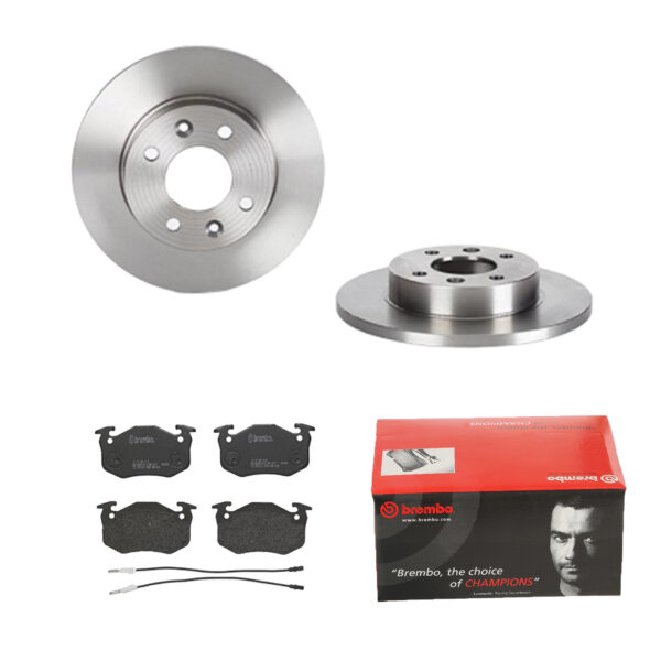 BREMBO Bremsesæt, skivebremser ijdtidgfd0 foraksel fuld 238mm 12mm for DACIA RENAULT