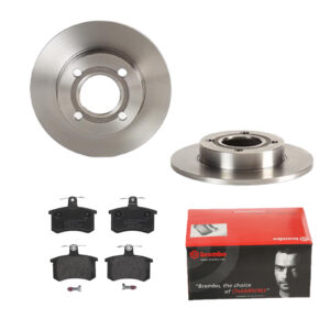 BREMBO Bremsesæt, skivebremser ijdtidi5p4 bagaksel fuld 245mm 10mm for LANCIA ALFA ROMEO FIAT SKODA AUDI VW SEAT