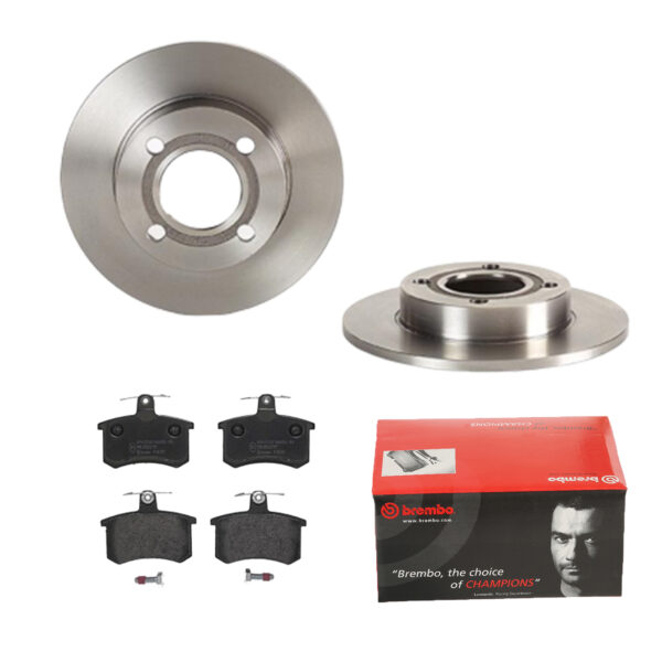 BREMBO Bremsesæt, skivebremser ijdtidi5p4 bagaksel fuld 245mm 10mm for LANCIA ALFA ROMEO FIAT SKODA AUDI VW SEAT
