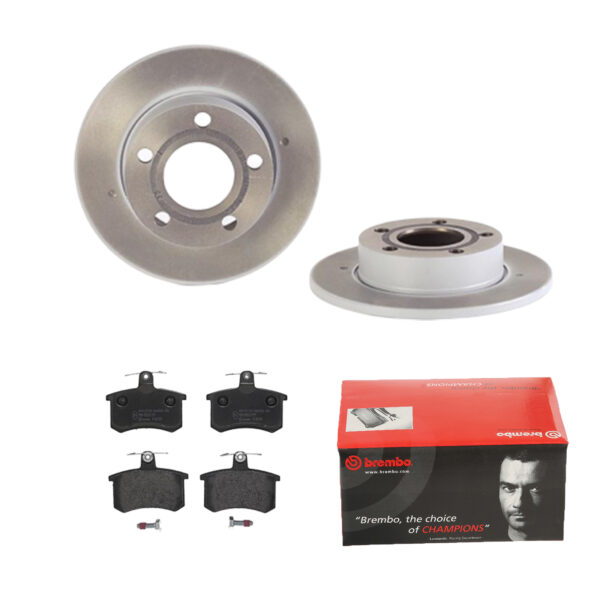 BREMBO Bremsesæt, skivebremser ijdtidi616 bagaksel fuld 245mm 10mm for LANCIA FIAT ALFA ROMEO SKODA VW AUDI SEAT