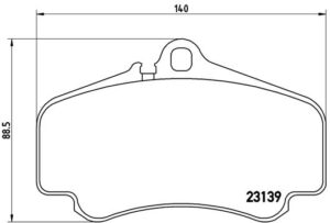 BREMBO Bremsesæt, skivebremser ijzjsgfoa5 foraksel perforeret/ventileret 330mm 34mm for PORSCHE