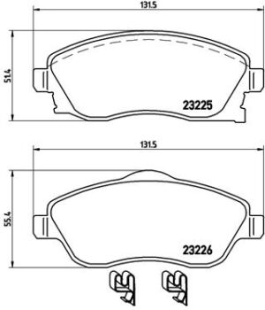 BREMBO Bremsesæt, skivebremser ik3ebylme7 foraksel indvendig ventileret 240mm 20mm for OPEL VAUXHALL GENERAL MOTORS
