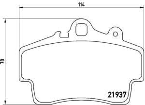 BREMBO Bremsesæt, skivebremser sg00000cit foraksel perforeret/ventileret 298mm 24mm for PORSCHE