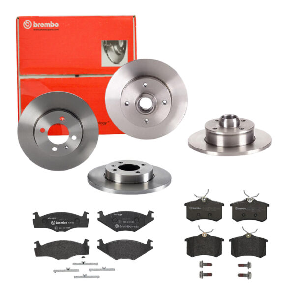 BREMBO Bremsesæt, skivebremser sg00000e3v bagaksel fuld 226mm 10mm for PEUGEOT MG (SAIC) ROEWE (SAIC) SEAT VW SKODA VW (SVW) CITROËN NISSAN AUDI RENAU
