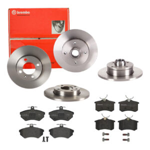 BREMBO Bremsesæt, skivebremser sg00000e6l bagaksel fuld 239mm 10mm for PEUGEOT MG (SAIC) ROEWE (SAIC) AUDI VW SEAT CITROËN SKODA CHERY VW (FAW) NISSAN