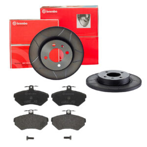 BREMBO Bremsesæt, skivebremser sk8k0f0ht1 foraksel lukket 256mm 13mm for SEAT VW SKODA AUDI