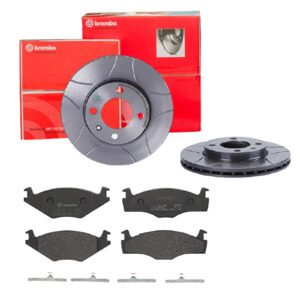 BREMBO Bremsesæt, skivebremser sk8k0f3at5 foraksel lukket 239mm 20mm for VW VW (SVW) SEAT AUDI SKODA
