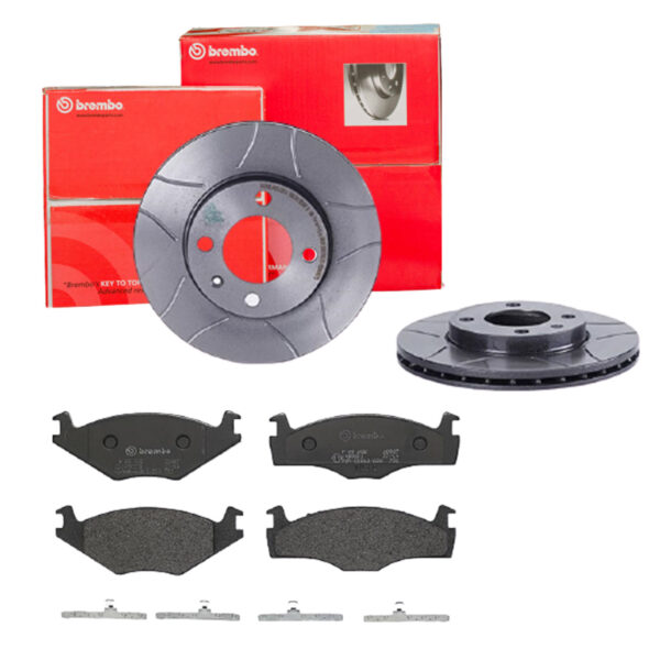 BREMBO Bremsesæt, skivebremser sk8k0f3at5 foraksel lukket 239mm 20mm for VW VW (SVW) SEAT AUDI SKODA