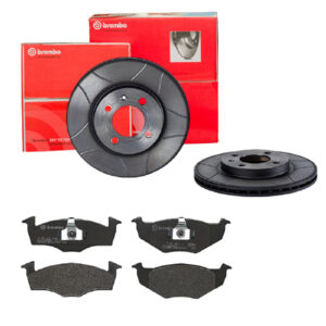 BREMBO Bremsesæt, skivebremser sk8k0f45q8 foraksel lukket 256mm 20mm for VW (FAW) VW SEAT