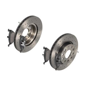 BREMBO Bremsesæt, skivebremser sk8k0f6572 foraksel perforeret/ventileret 280mm 22mm for VW (FAW) AUDI VW SKODA SEAT VW (SVW) SKODA (SVW) BRILLIANCE