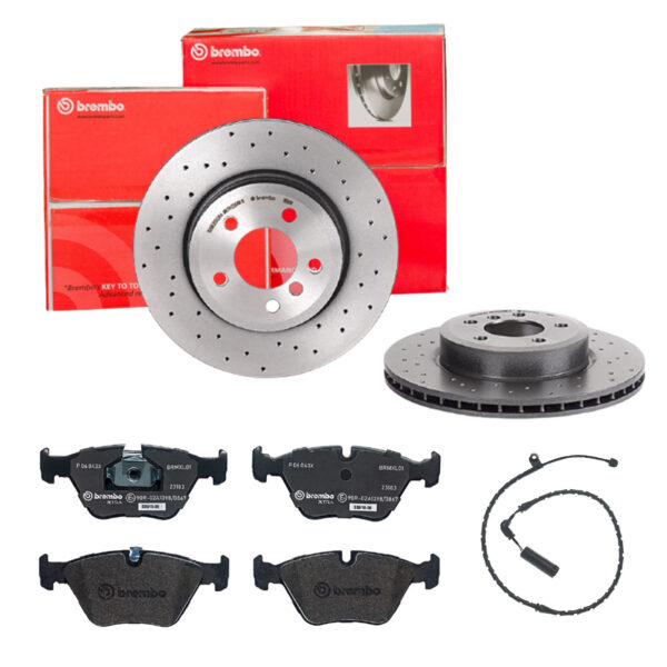 BREMBO Bremsesæt, skivebremser sk8k0f6t07 foraksel perforeret/ventileret 325mm 25mm for BMW ROVER