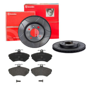 BREMBO Bremsesæt, skivebremser sk8k0f77k9 foraksel lukket 256mm 20mm for VW (FAW) SEAT VW AUDI SKODA