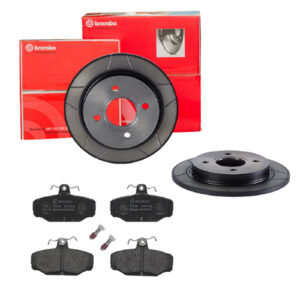 BREMBO Bremsesæt, skivebremser sk8k0f7s47 bagaksel fuld 253mm 10mm for FORD