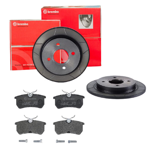 BREMBO Bremsesæt, skivebremser sk8k0f7w11 bagaksel fuld 253mm 10mm for FORD FORD USA