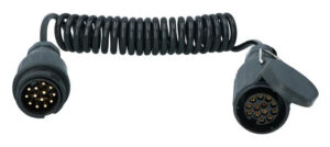 Carpoint Cykeltrailer Spiralkabel - 13-13 Poler - 3m