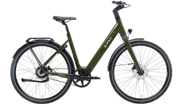 E-FLY Eos Prime Earth Green Remtræk Letvægtselcykel-56 cm