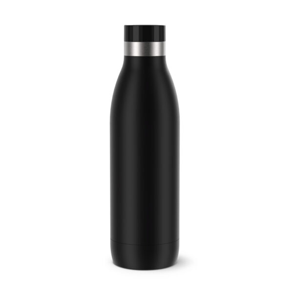 Emsa Bludrop Drikkeflaske - 700ml, Rustfrit Stål - Sort