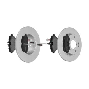 F.BECKER Bremsesæt, skivebremser 13810082 foraksel fuld 260mm 12mm for MERCEDES-BENZ