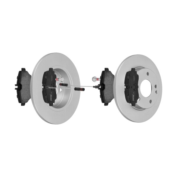 F.BECKER Bremsesæt, skivebremser 13810082 foraksel fuld 260mm 12mm for MERCEDES-BENZ