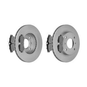 F.BECKER Bremsesæt, skivebremser 13810372 foraksel ventileret 257mm 16,7mm for NISSAN