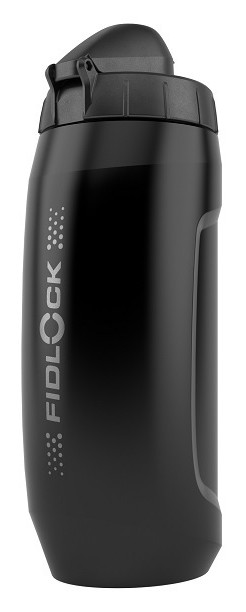 Fidlock Twist Cykelflaske - 590 ml, magnetisk flaskeholder med Bike Base - Sort/Grå
