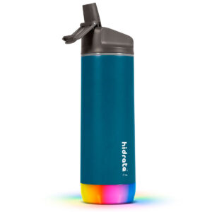HidrateSpark Pro 17 Straw Smart Vandflaske med LED (500ml) Deep Blå