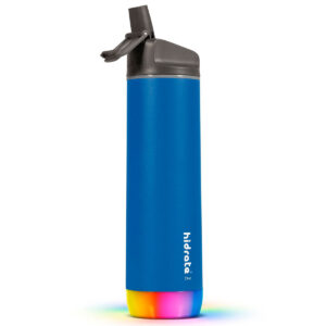 HidrateSpark Pro 21 Straw Smart Vandflaske med LED (620ml) Deep Blå
