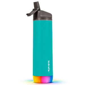 HidrateSpark Pro 21 Straw Smart Vandflaske med LED (620ml) Sea Glass