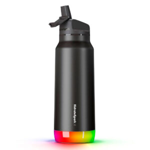 HidrateSpark Pro 32 Straw Smart Vandflaske med LED (946ml) Sort