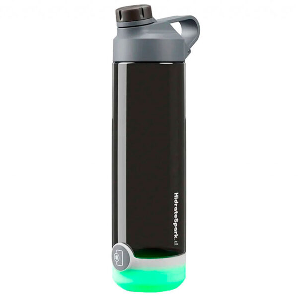 HidrateSpark TAP Tritan Plastic Smart Vandflaske med LED (710ml) Sort