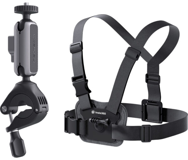 Insta360 V2 Kamera Cykelholder Sæt (ONE RS/ONE X2/ONE R/ONE X/GO 2/X3)