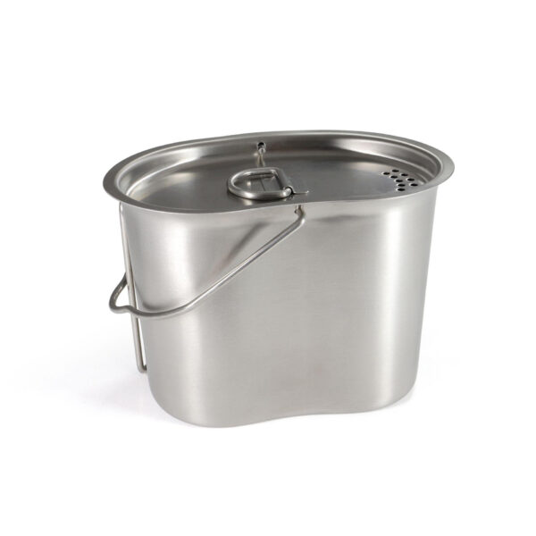 Origin Outdoors 2-i-1 Feltflaske Kop med Låg - 700ml - Rustfrit Stål