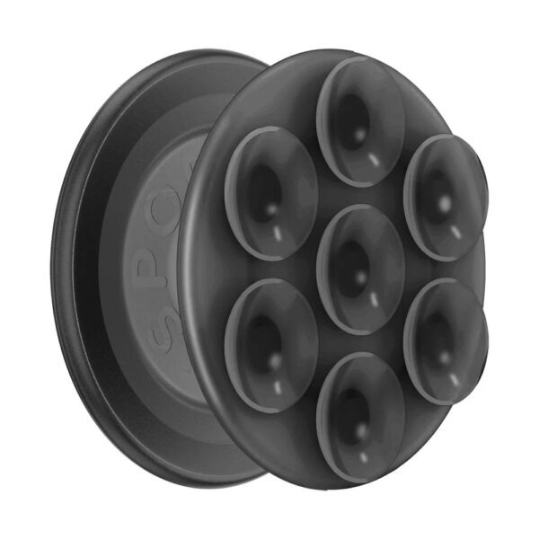 PopSockets MagSafe Suck-Up Mobilholder - Gennemsigtig Sort
