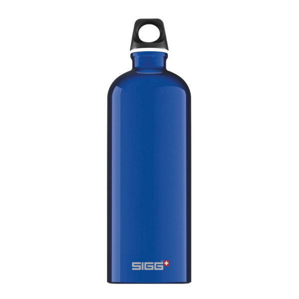 Sigg Traveller Vandflaske - 1L, Aluminium - Blå