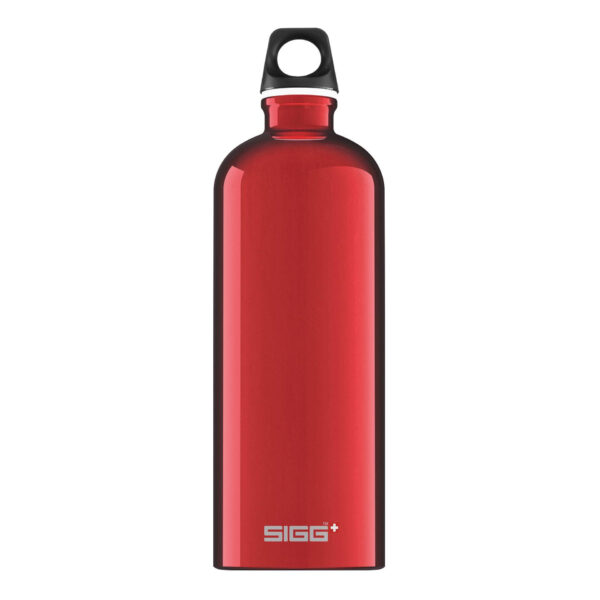 Sigg Traveller Vandflaske - 1L, Aluminium - Rød