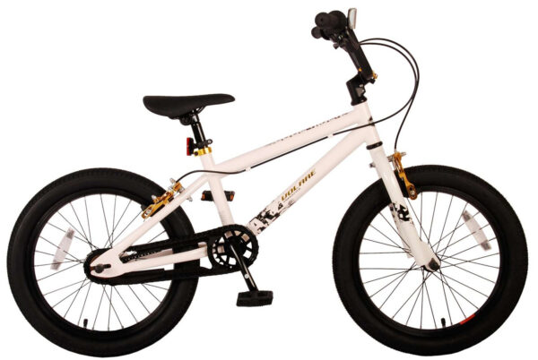 Volare Cool Rider Børnecykel - 18", 4-7år - Hvid