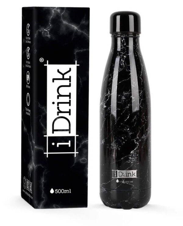 iTotal I-Drink Drikkedunk - 500ml - Marble Black