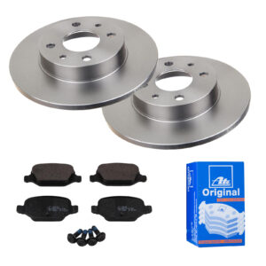 ATE Bremsesæt, skivebremser 142021691 bagaksel fuld 240mm 11mm for FORD FIAT CITROËN