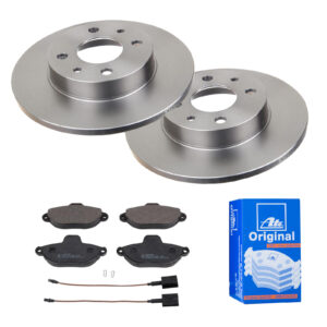ATE Bremsesæt, skivebremser 142021697 bagaksel fuld 240mm 11mm for FORD FIAT