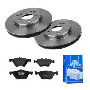 ATE Bremsesæt, skivebremser 142021737 foraksel ventileret 288mm 25mm for MERCEDES-BENZ CHRYSLER