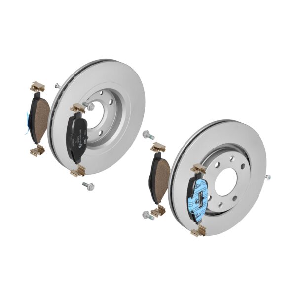 ATE Bremsesæt, skivebremser 142021807 foraksel ventileret 266mm 22mm for PEUGEOT CITROËN VAUXHALL OPEL