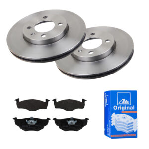 ATE Bremsesæt, skivebremser 142021819 foraksel ventileret 256mm 20mm for VAG SEAT