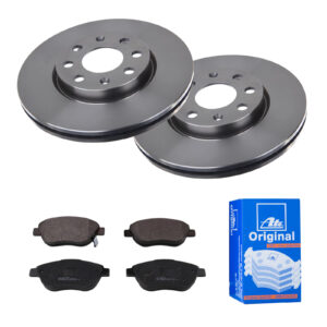 ATE Bremsesæt, skivebremser 142021849 foraksel ventileret 257mm 22mm for VAUXHALL OPEL FIAT