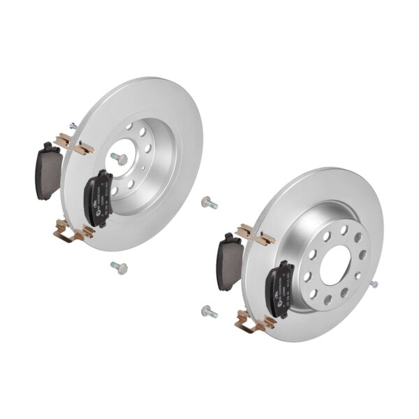 ATE Bremsesæt, skivebremser 142021853 bagaksel fuld 282mm 12mm for VAG SEAT SKODA